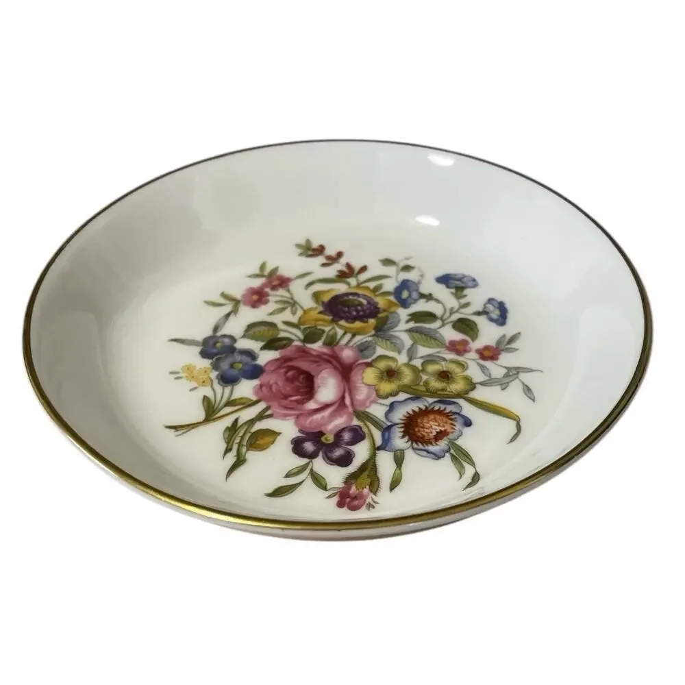 Royal Worcester Bone China Round Floral 3-3/4 